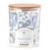 Almond Biscotti 2-Wick Floral Glass Candle, 16 Oz.