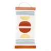 Wild Sedona Rust, Yellow & Blue Modern Shapes Hanging Canvas Tapestry -Broyhill 810604570 A0