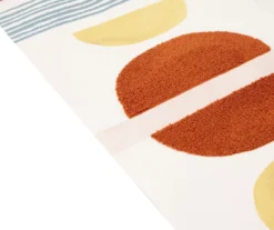 Wild Sedona Rust, Yellow & Blue Modern Shapes Hanging Canvas Tapestry -Broyhill 810604570 A8 1