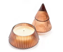 Festive Gathering Warm Vanilla Bourbon Glass Tree Candle, 8 Oz. 5 Festive Gathering Warm Vanilla Bourbon Glass Tree Candle, 8 Oz. -Broyhill 810613402 A0 1