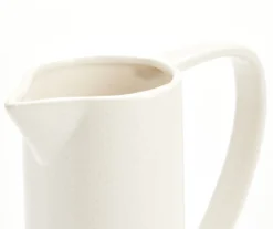 Homeward White Ceramic Vase With Handle 7 Homeward White Ceramic Vase With Handle -Broyhill 810615700 A8 2