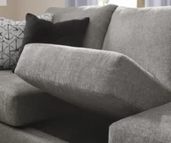 Alexandria Gray Chenille Sofa 13 Alexandria Gray Chenille Sofa -Broyhill 810616679 810616680 B0 2
