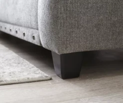 Alexandria Gray Chenille Loveseat -Broyhill 810616679 810616680 B0 4 1