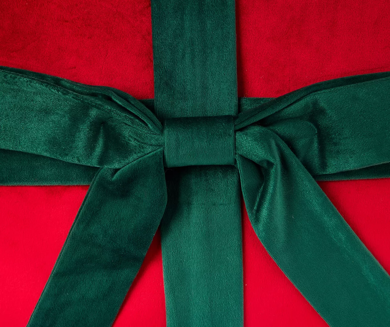 Festive Gathering Red Gift Bow Throw Pillow 4 Festive Gathering Red Gift Bow Throw Pillow - Image 2